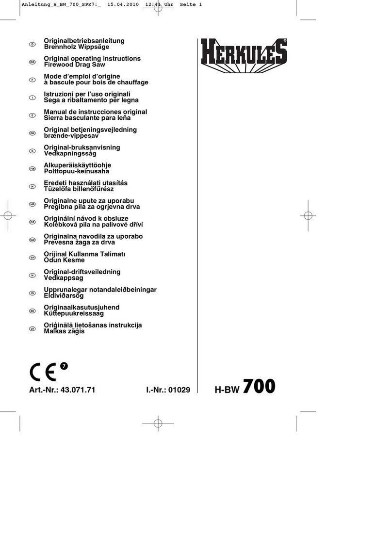 HERKULES H-BW 700 Original operating instructions