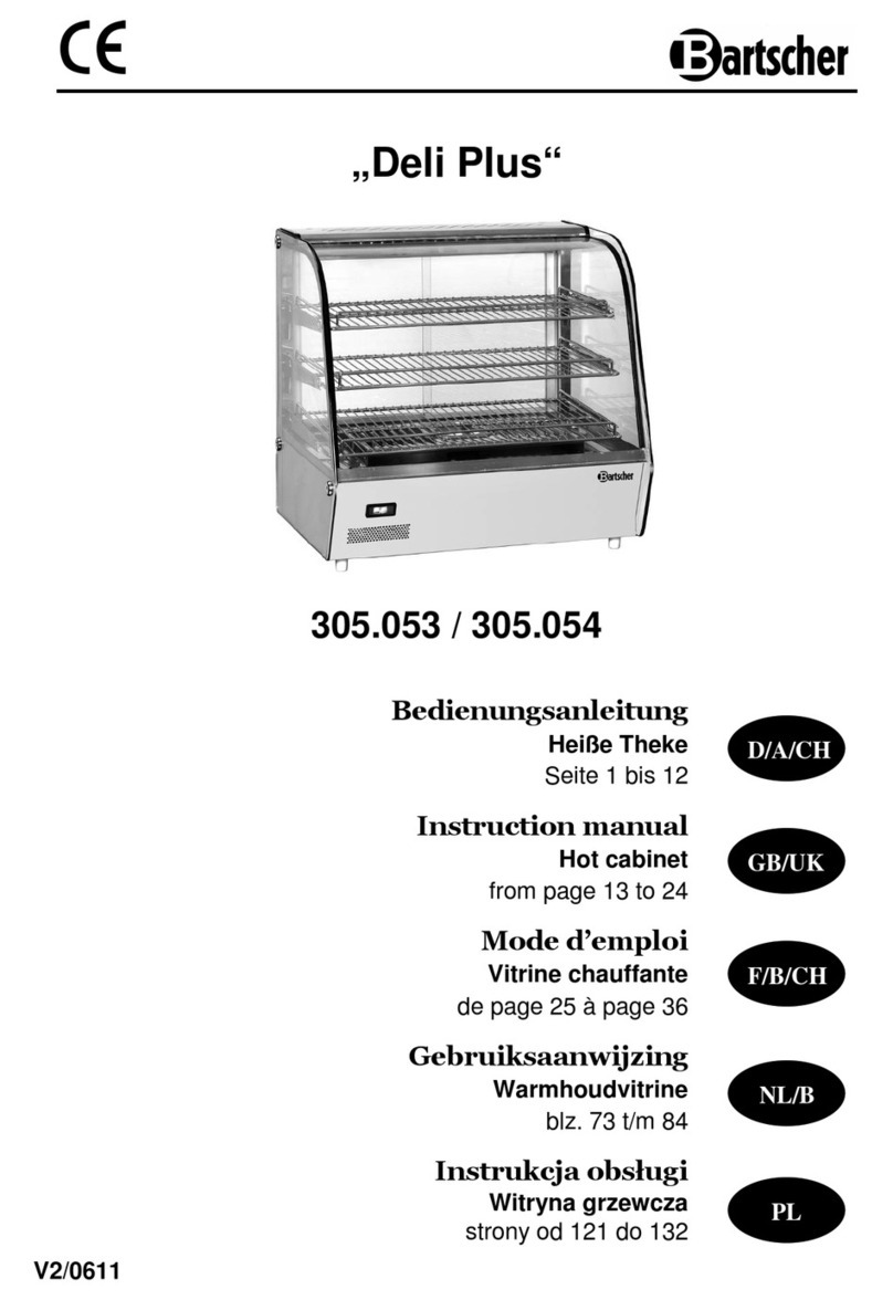Bartscher Deli Plus 305.053 instruction manual