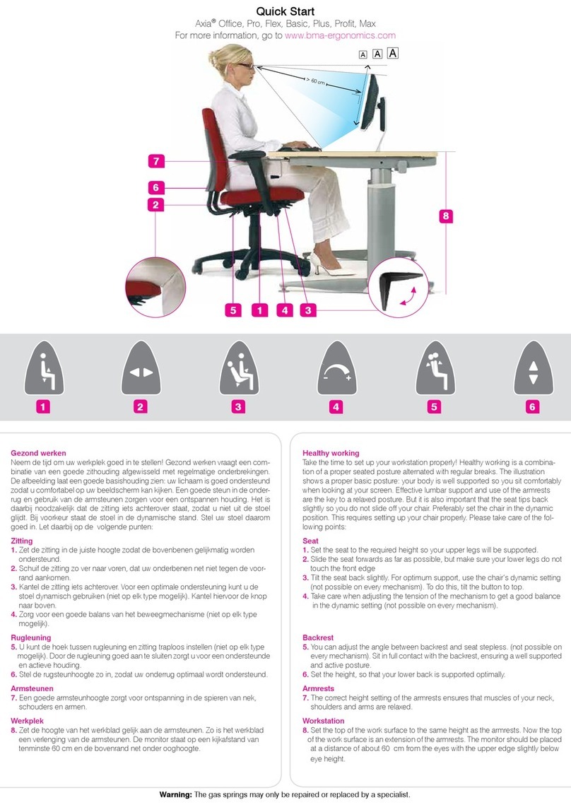 BMA Axia Office User manual