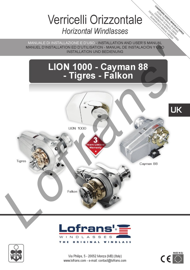 Lofrans LION 1000 User manual