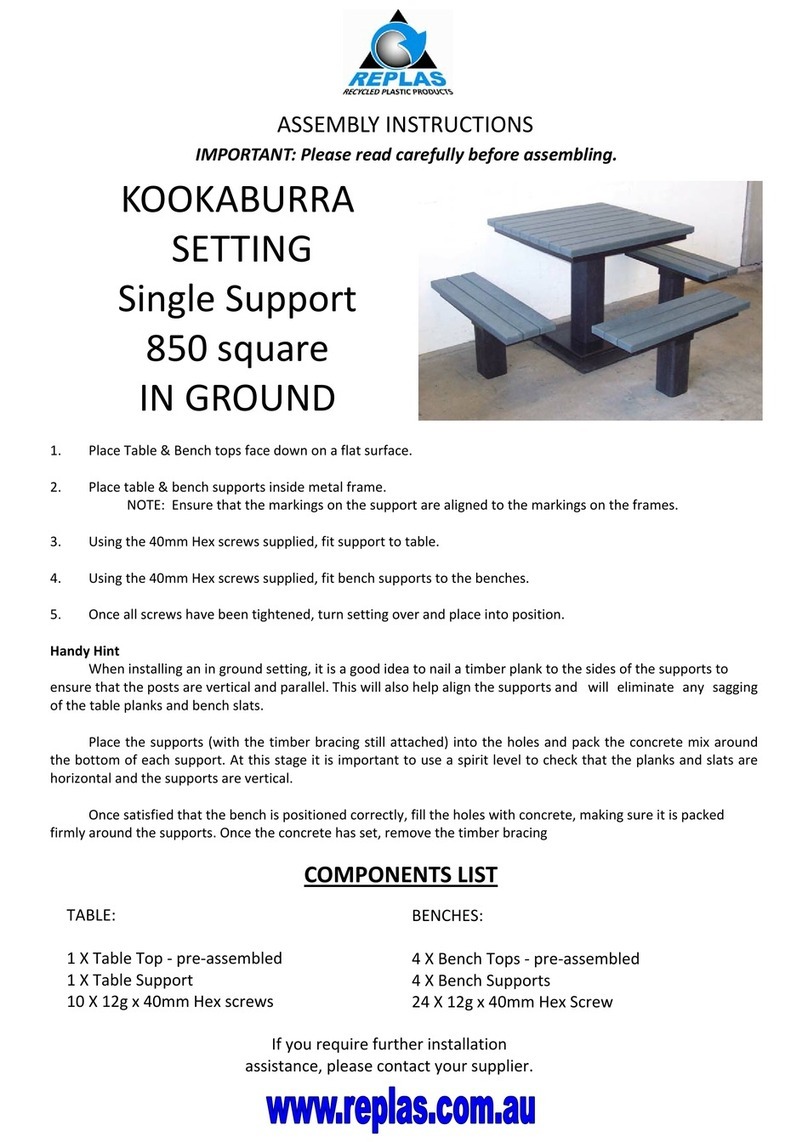 Replas KOOKABURRA KBS1-850IG/SQ User manual Replas KOOKABURRA KBS1-850IG/SQ User manual