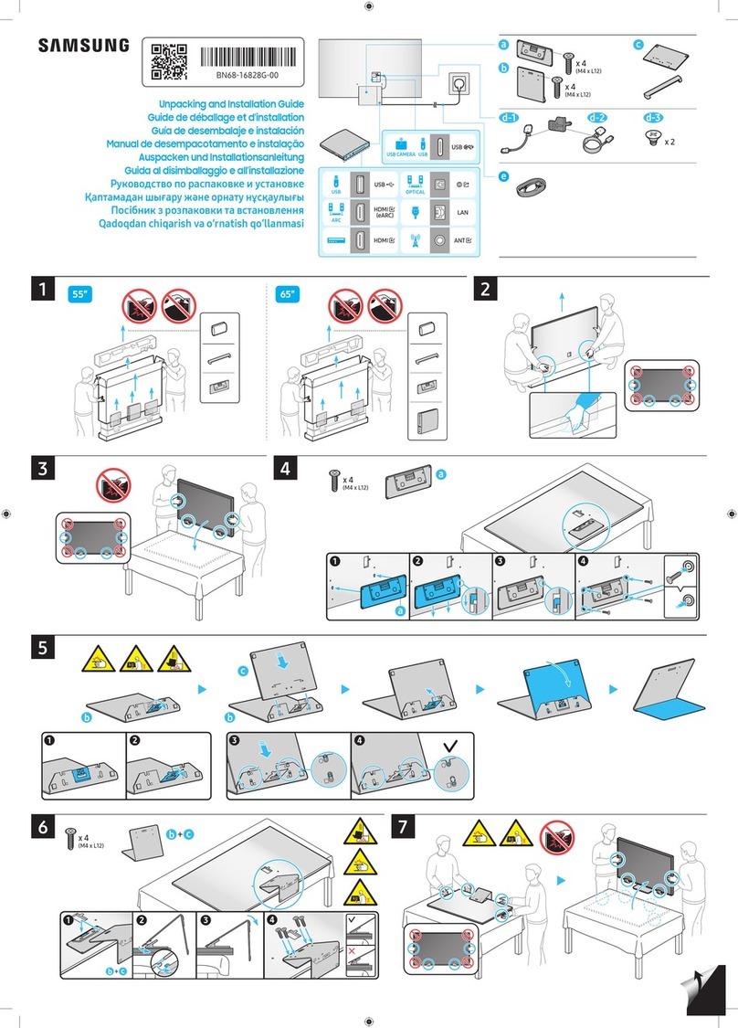 Samsung 65QN9 C Series Unpacking and Installation Guide