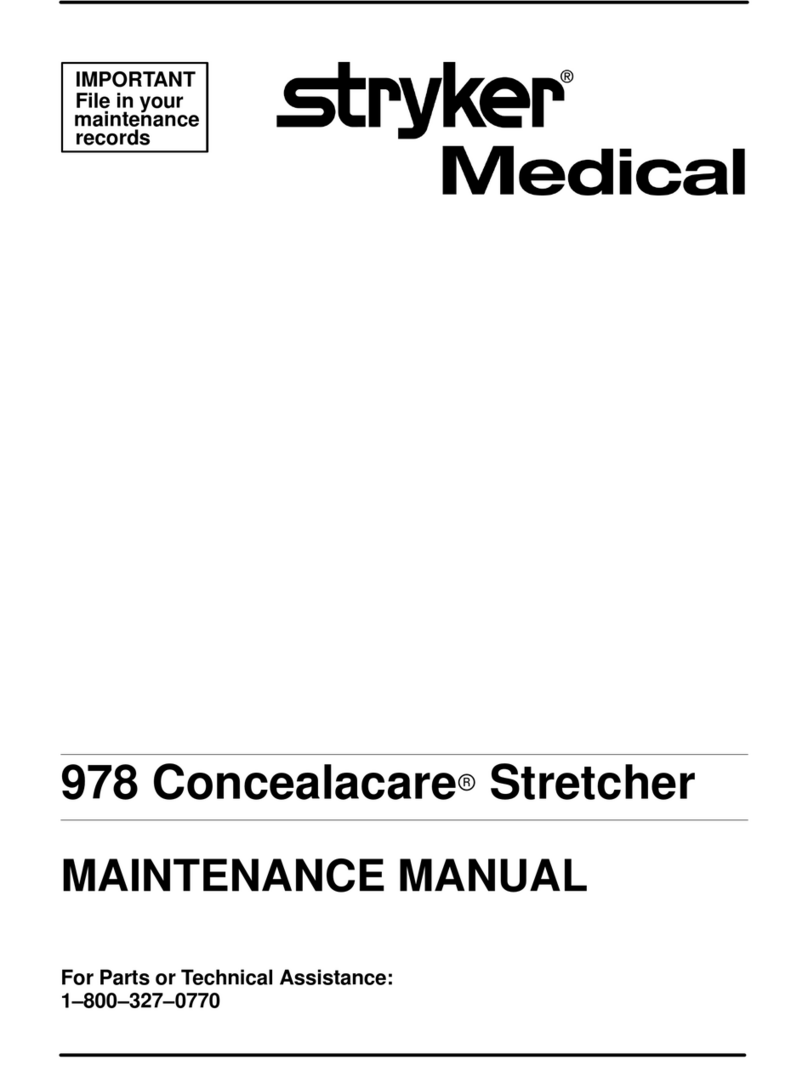 Stryker Medical Concealacare 978 Maintenance manual
