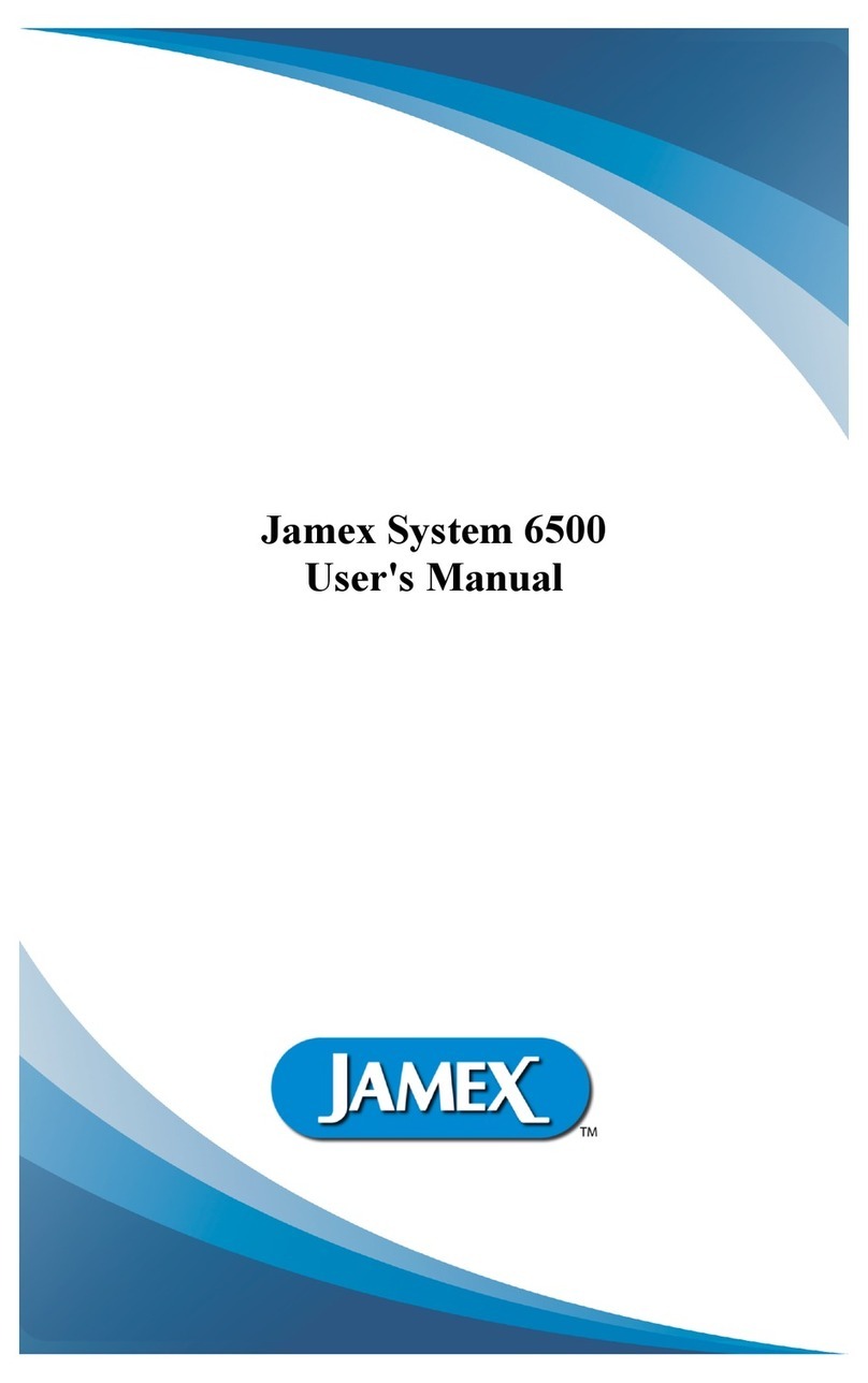 Jamex 6500 Series user manual