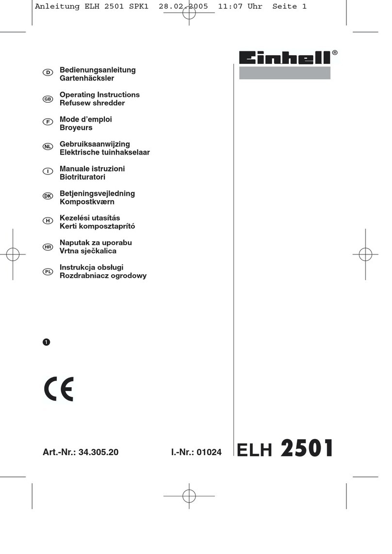 EINHELL ELH 2501 operating instructions