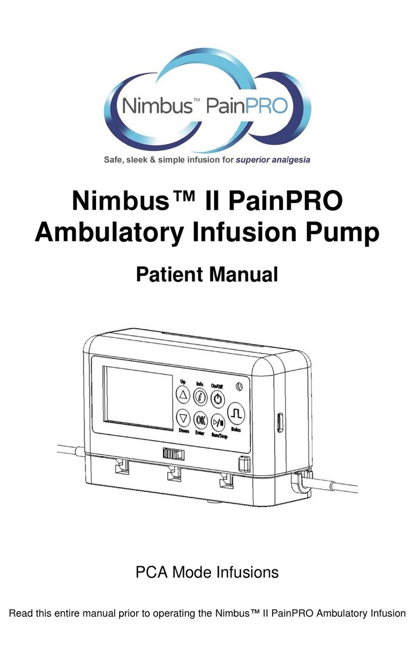 InfuTronix Nimbus II PainPRO Patient manual
