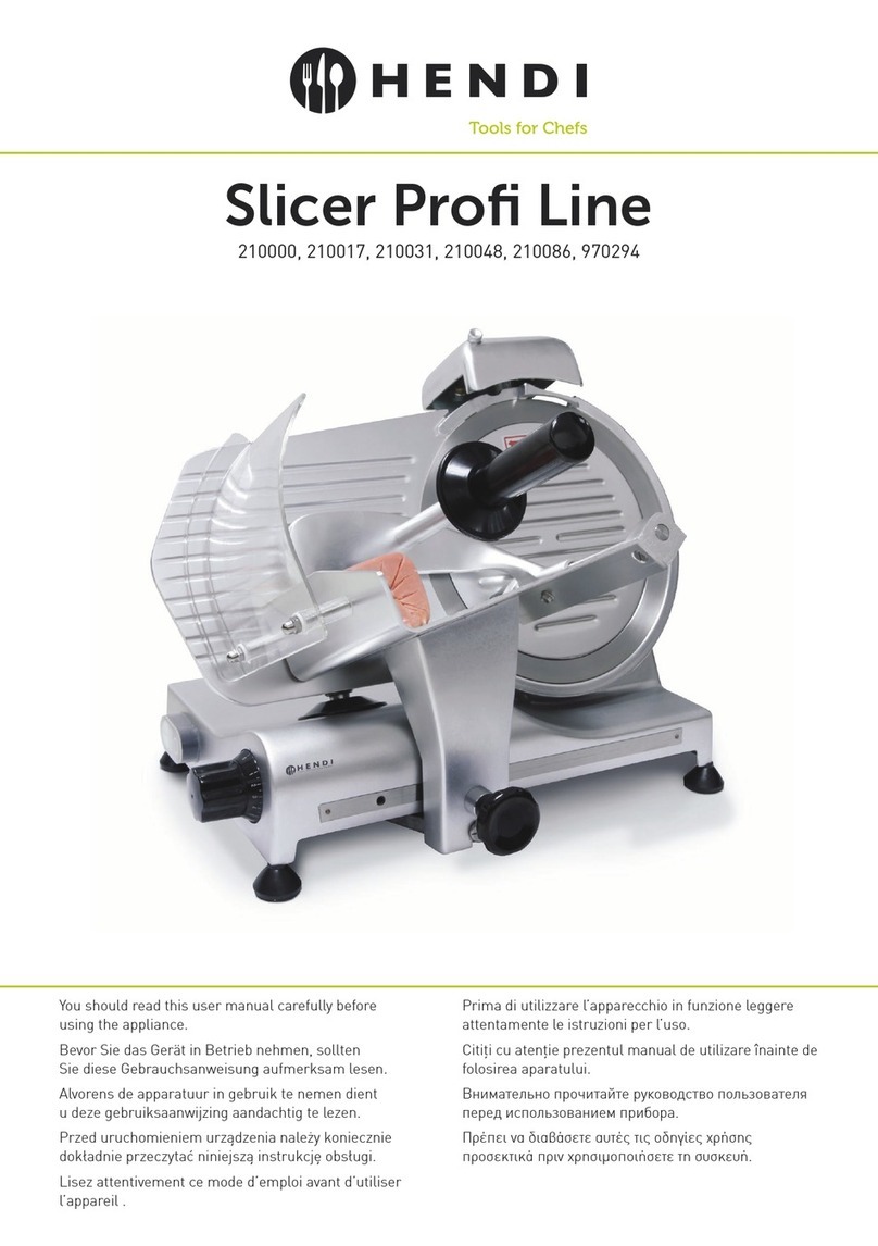 Hendi PROFI LINE 210017 manual