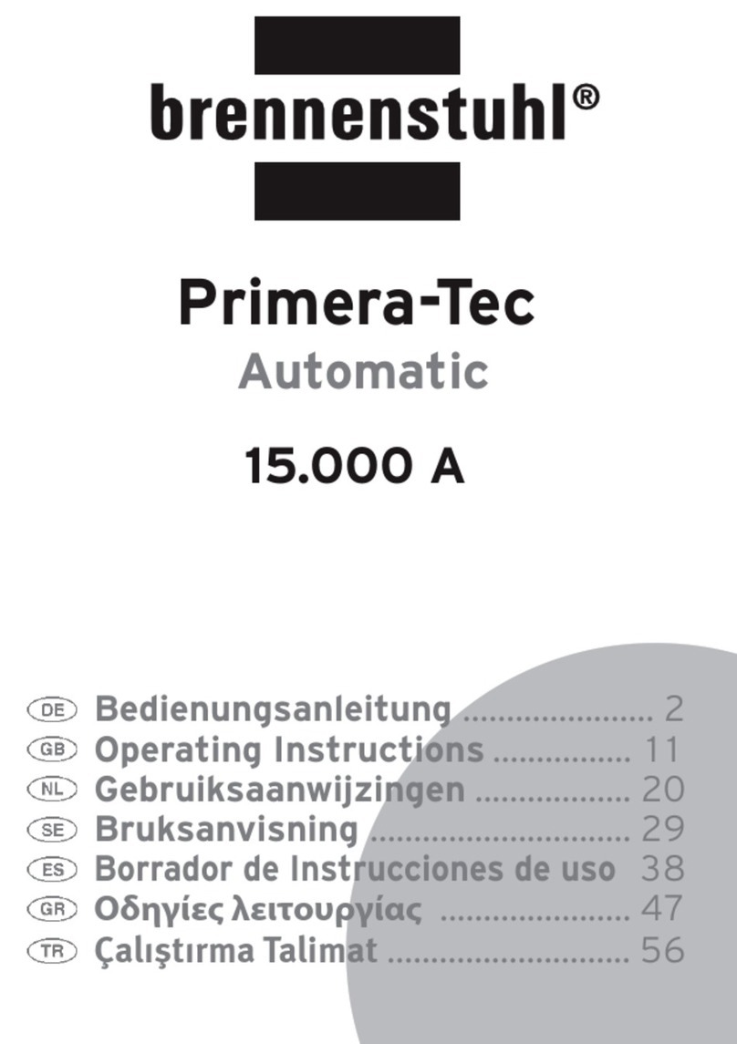 brennenstuhl Primera-Tec Automatic 15.000 A operating instructions