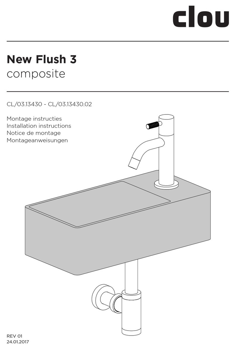 Clou New Flush 3 CL/03.13430 User manual