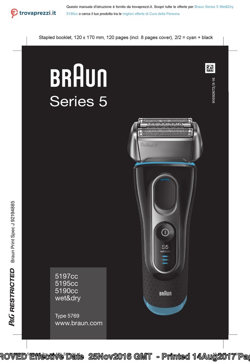 Braun Wet&Dry 5 Series instructions