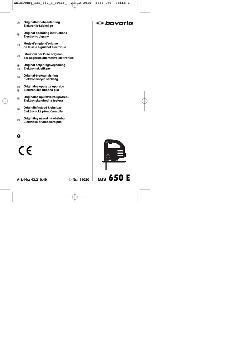 Bavaria BJS 650 E Original operating instructions