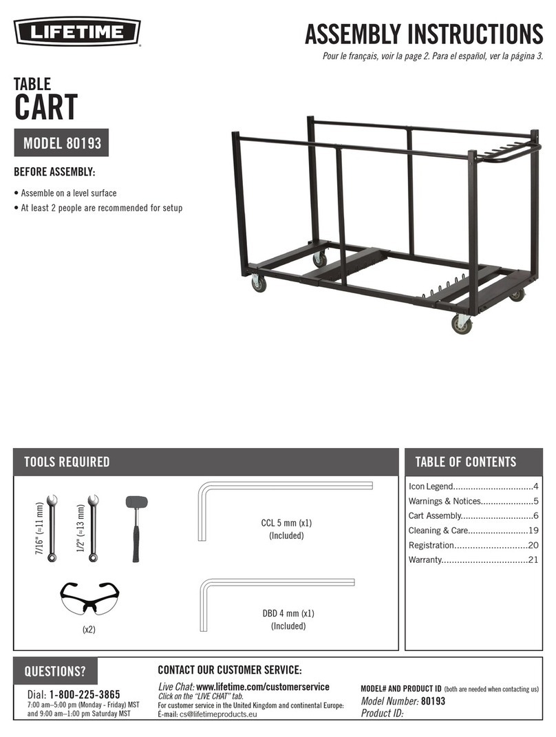Lifetime 80193 User manual