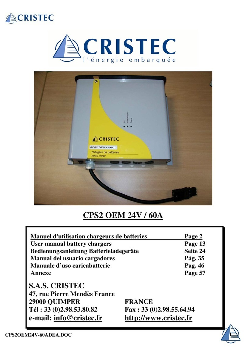 Cristec CPS2 OEM 24V/60A user manual