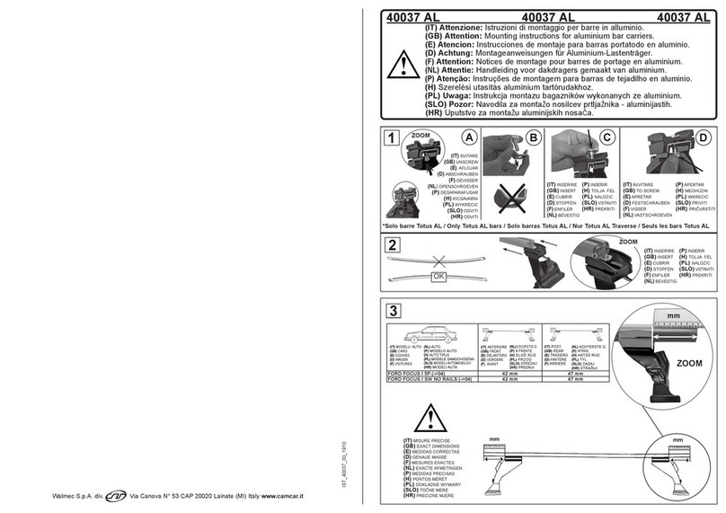 WALMEC 40037 Mounting instructions