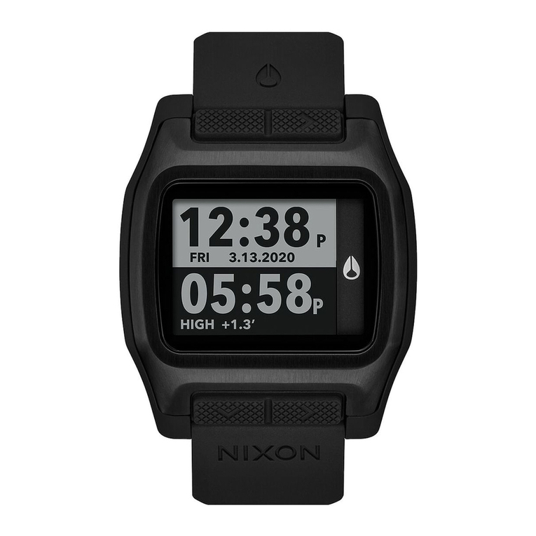 NIXON THE DUAL TIDE user manual
