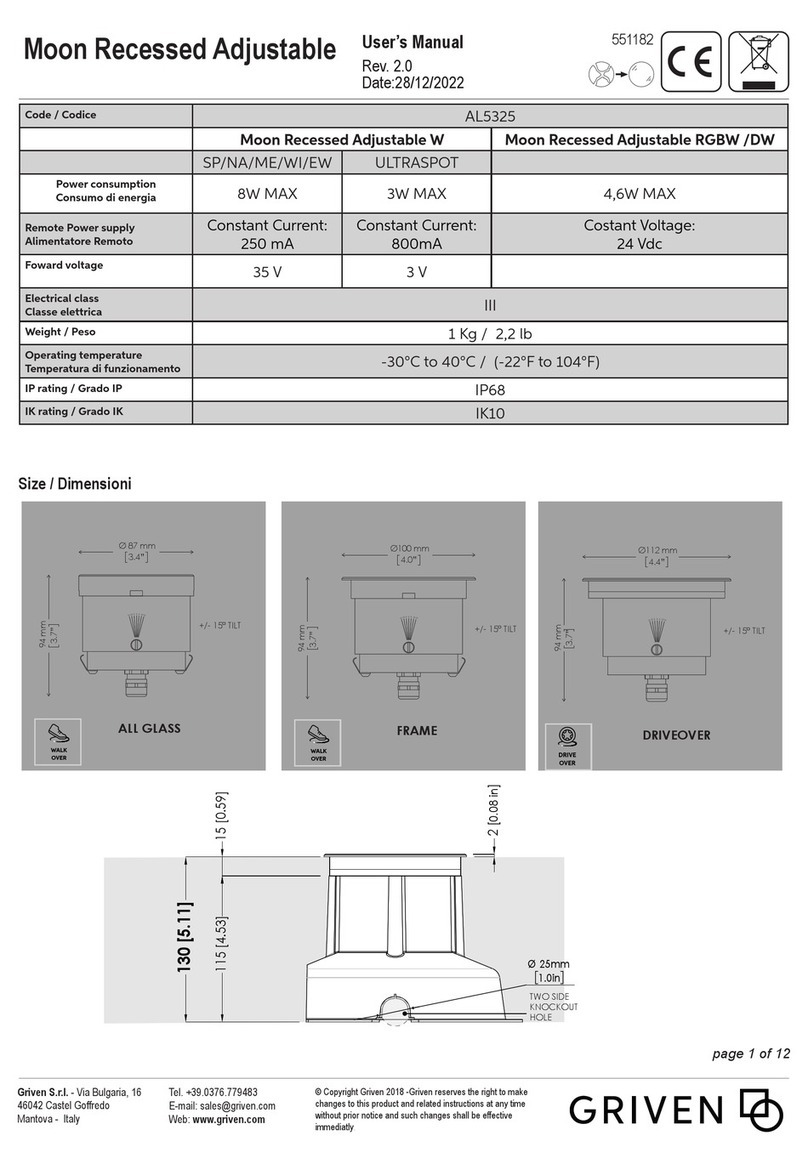 Griven Moon AL5325 user manual