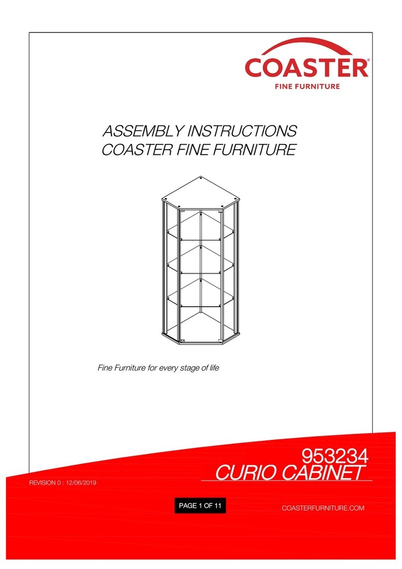 Coaster 953234 Assembly instructions