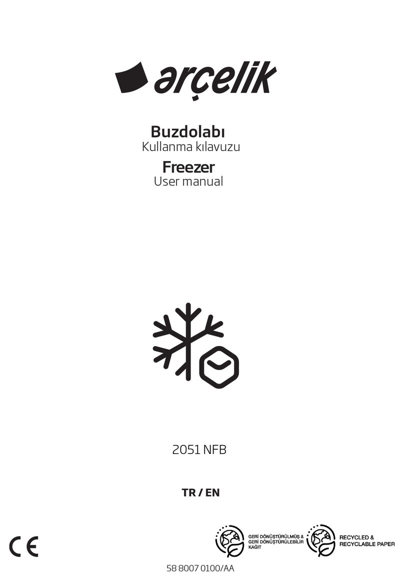 arcelik 2051 NFB user manual