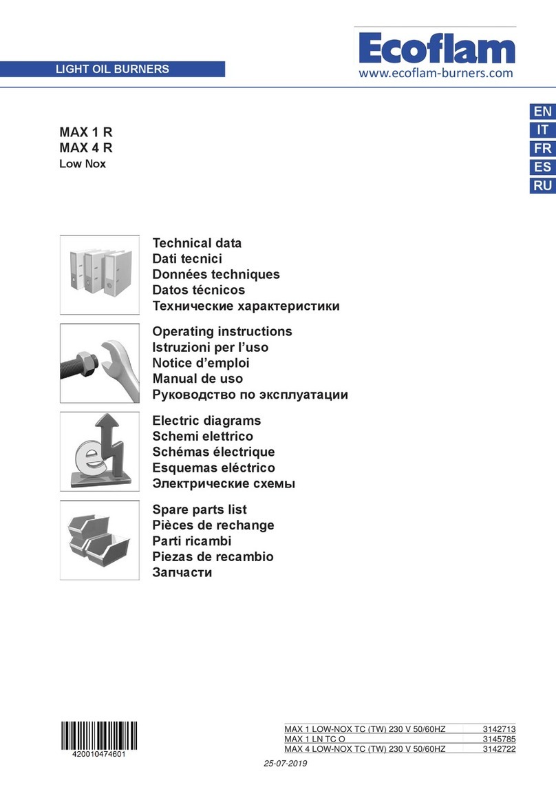 Ecoflam MAX 1 R operating instructions