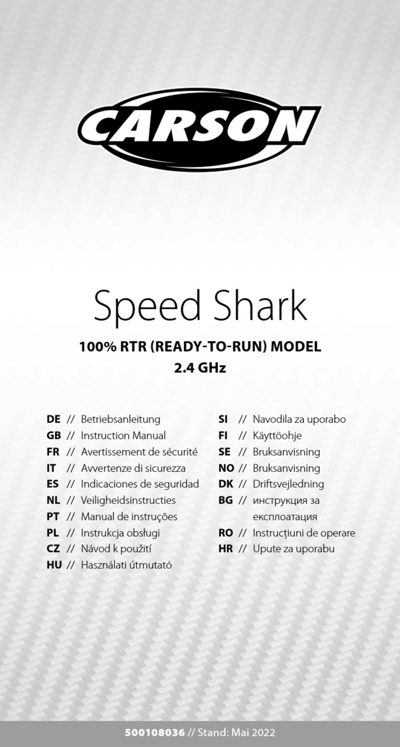 Carson Speed Shark 2.4 GHz instruction manual