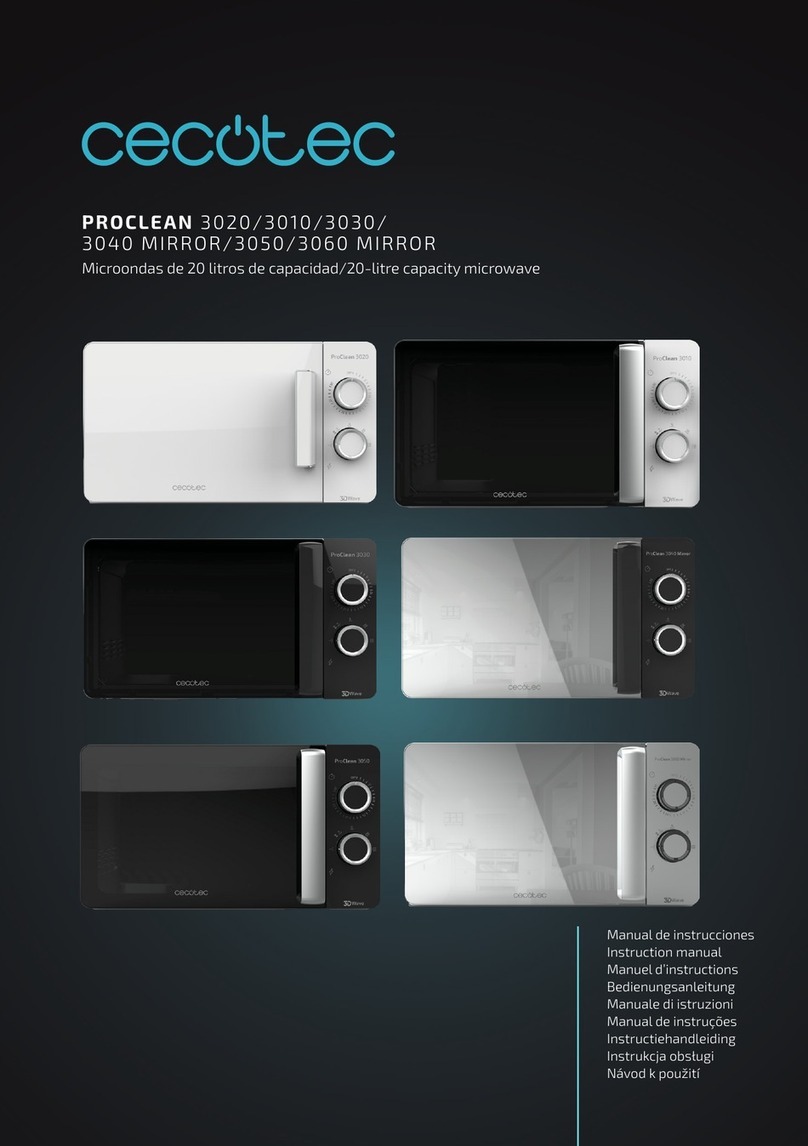 cecotec PROCLEAN 3020 User manual