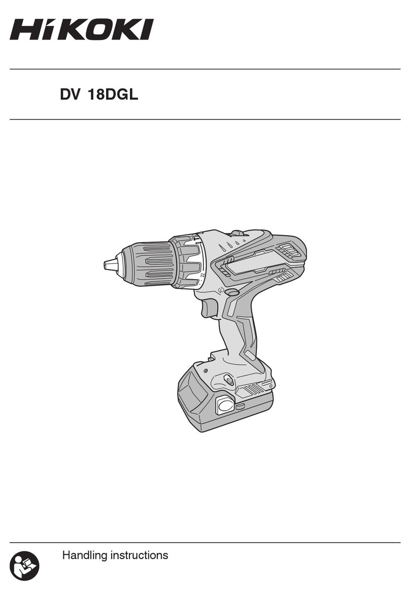 HIKOKI DV 18DGL User manual
