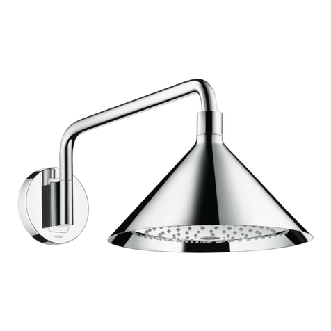 Hans Grohe Axor Front 26021001 Installation/User Instructions/Warranty