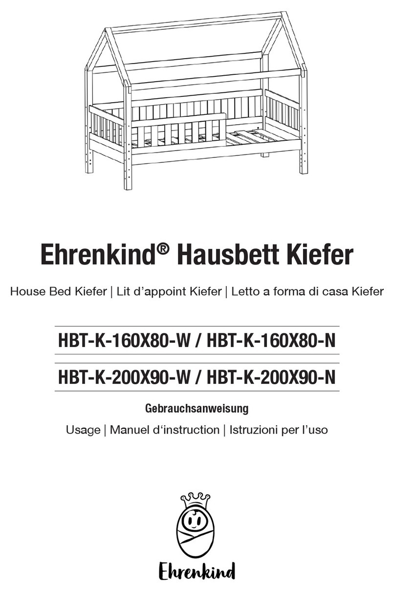 Ehrenkind HBT-K-160X80-W manual Ehrenkind HBT-K-160X80-W manual