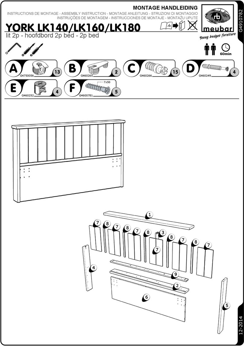 meubar YORK LK140 Assembly instruction