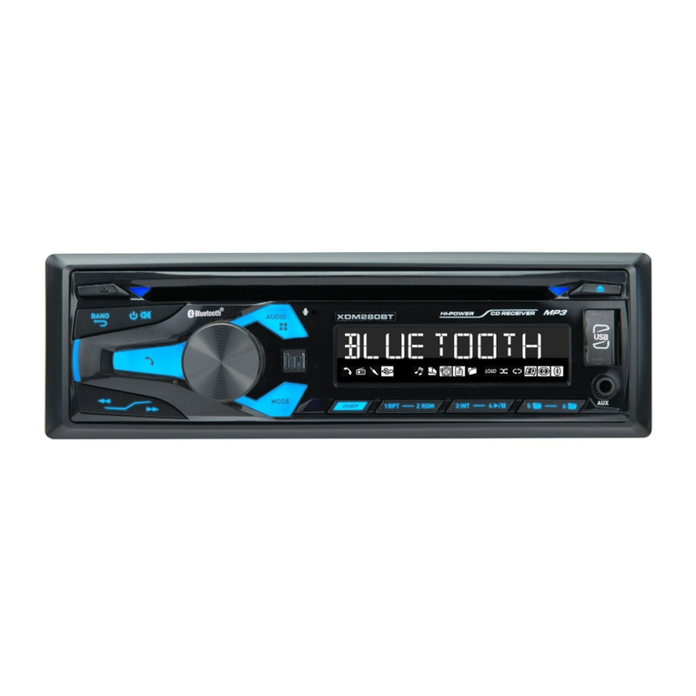 Dual XDM280BT User manual