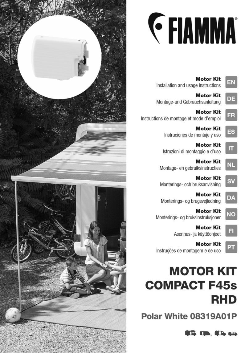 Fiamma COMPACT F45s RHD Setup guide