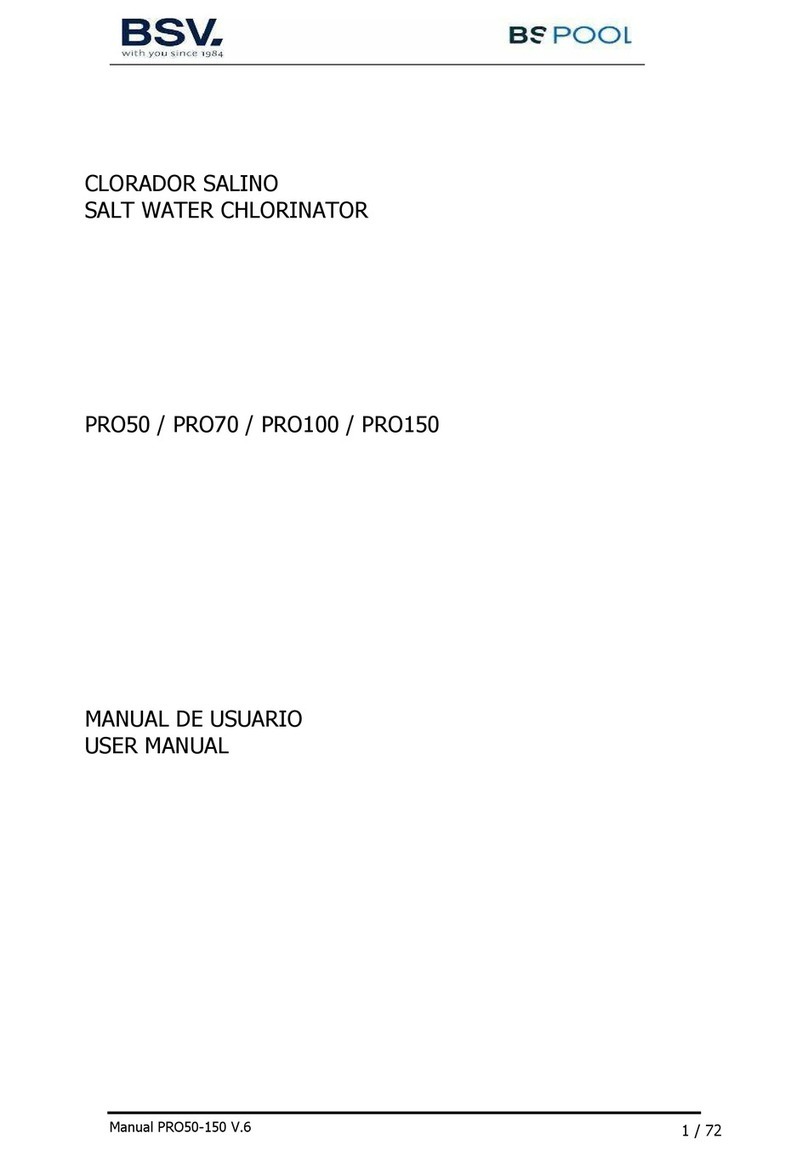 BSV BS POOL PRO50 user manual
