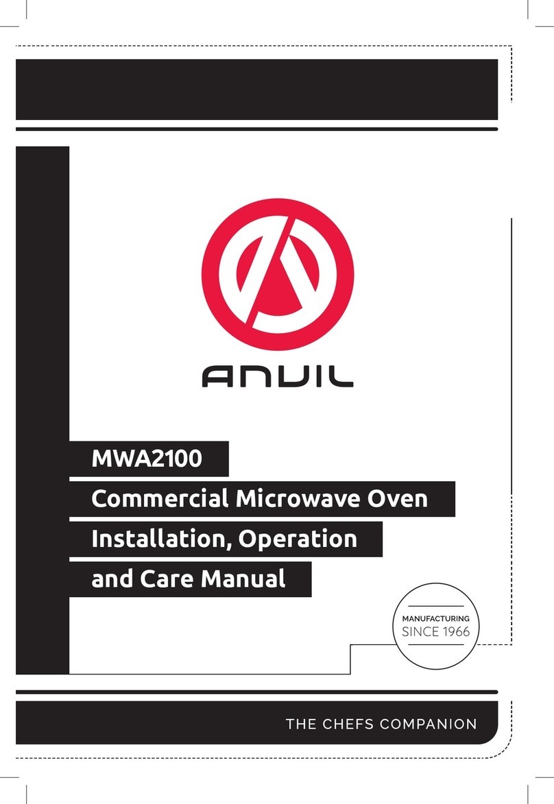 Anvil MWA2100 Installation, Operation and Care Manual