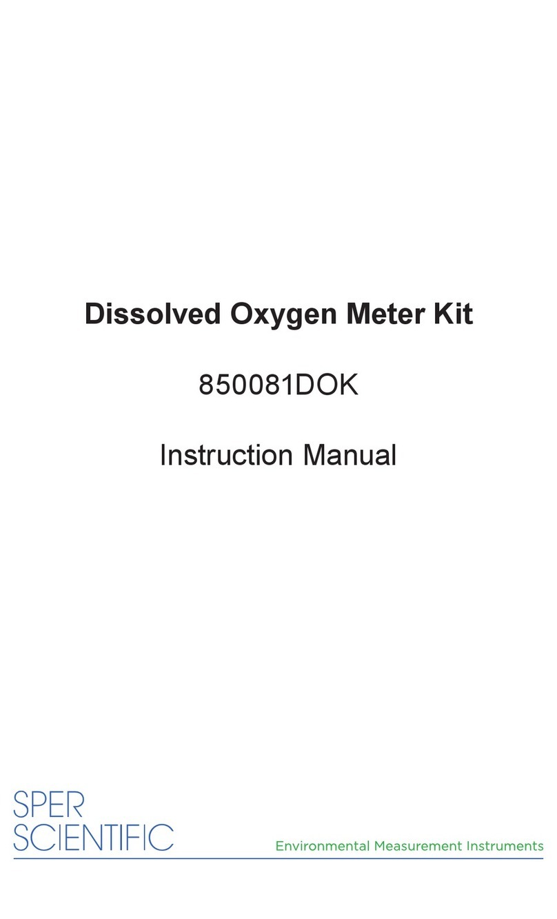 Sper scientific 850081DOK instruction manual