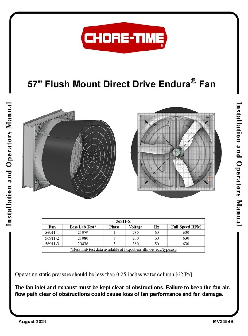 Chore-Time Endura 56911 Series Setup guide