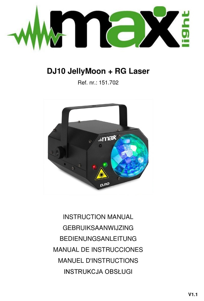 MAX LIGHT DJ10 instruction manual