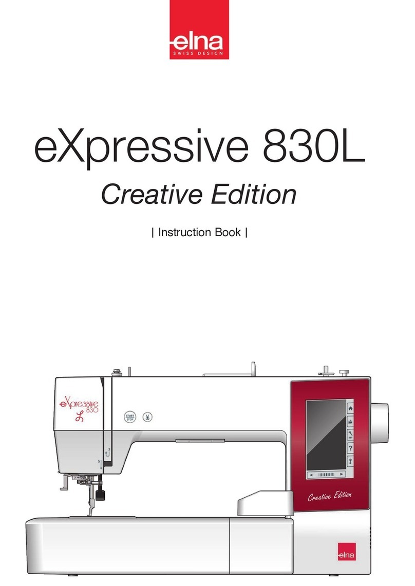 ELNA Creative Series User manual ELNA Creative Series User manual