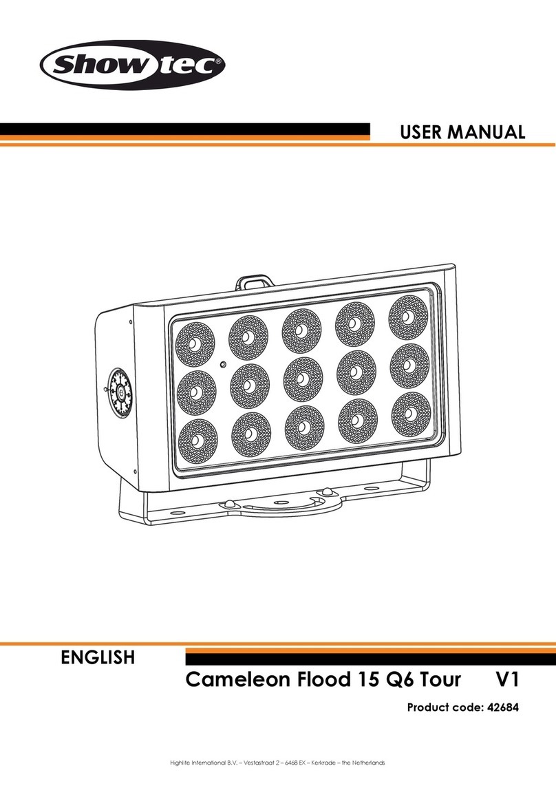 Show Tec Cameleon Flood 15 Q6 Tour V1 User manual