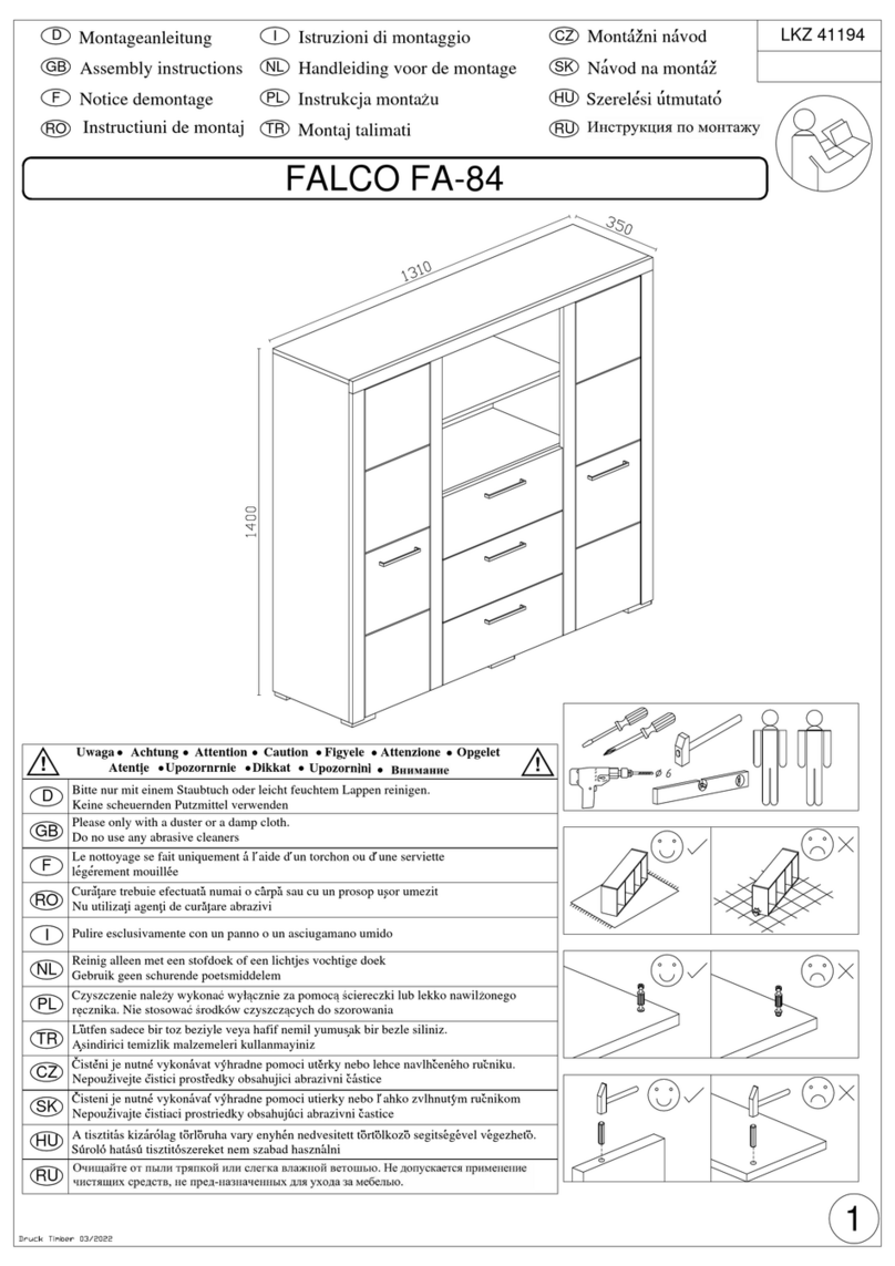 Woltra FALCO FA-84 Assembly instructions Woltra FALCO FA-84 Assembly instructions