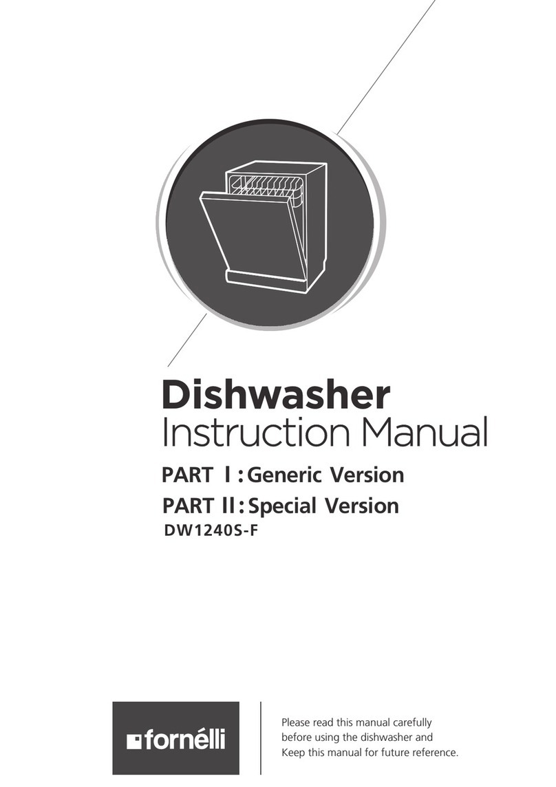 Fornelli DW1240S-F instruction manual