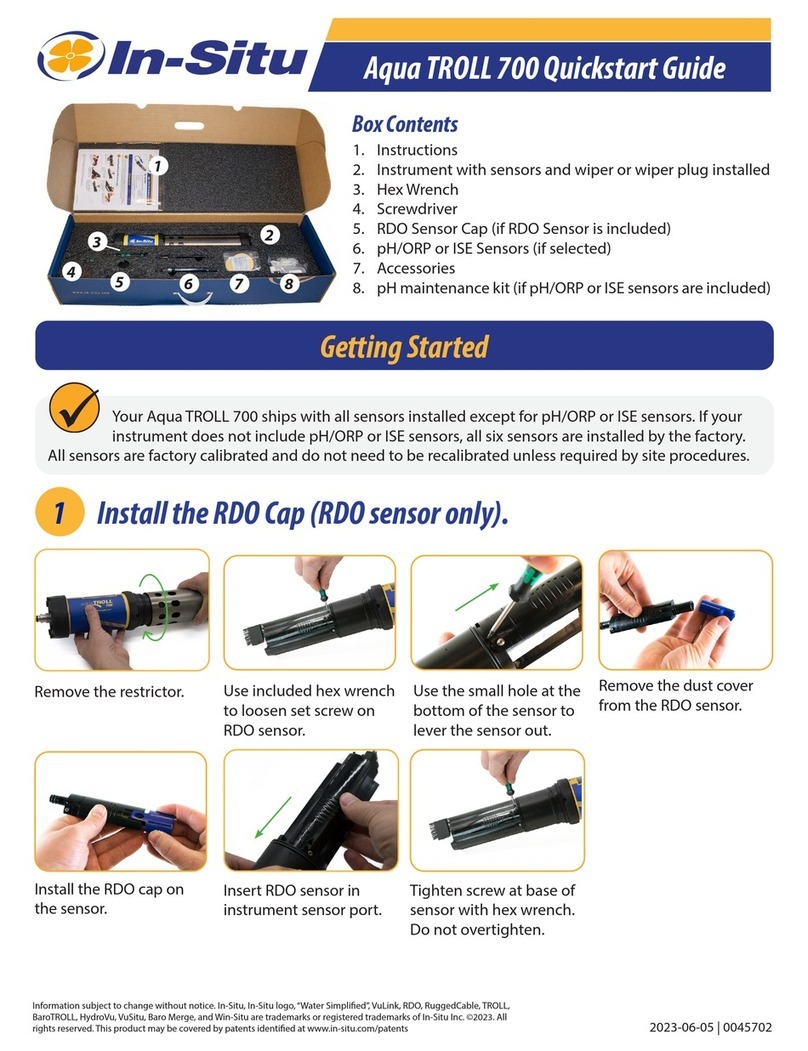 In-situ Aqua TROLL 700 quick start guide