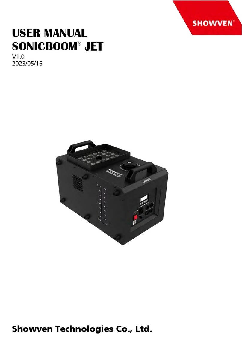 Showven SONICBOOM JET user manual