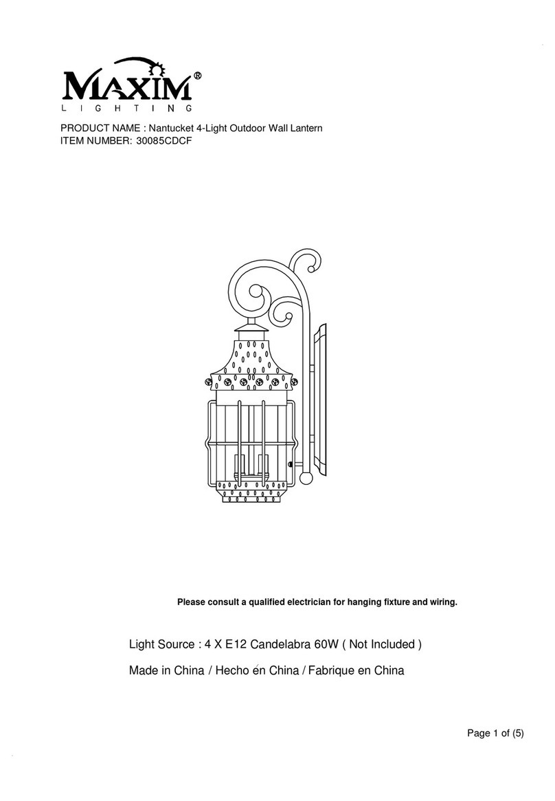 Maxim Nantucket User manual