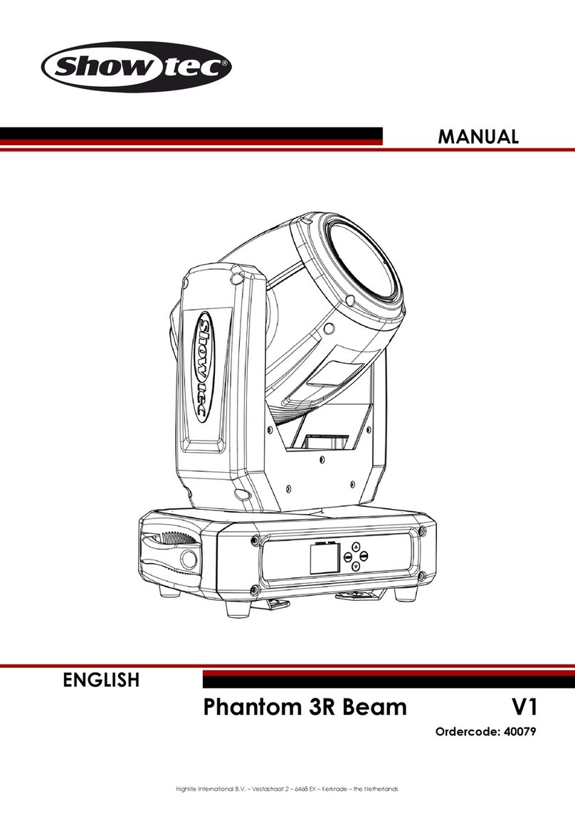Show Tec Phantom 3R Beam V1 manual