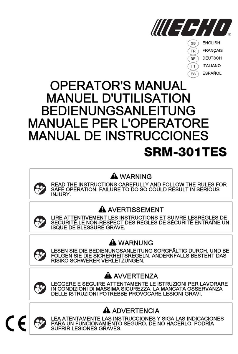 Echo SRM-301TES User manual