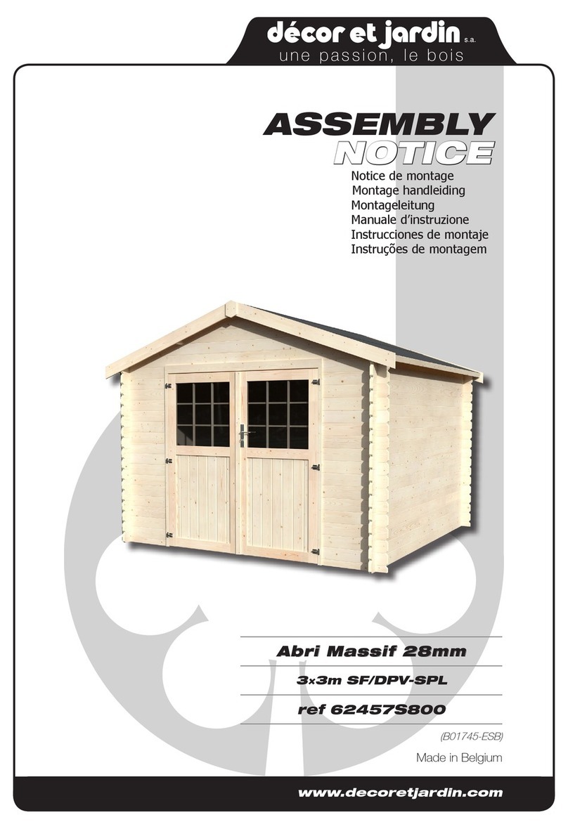 Décor et Jardin Flover Assembly Notice