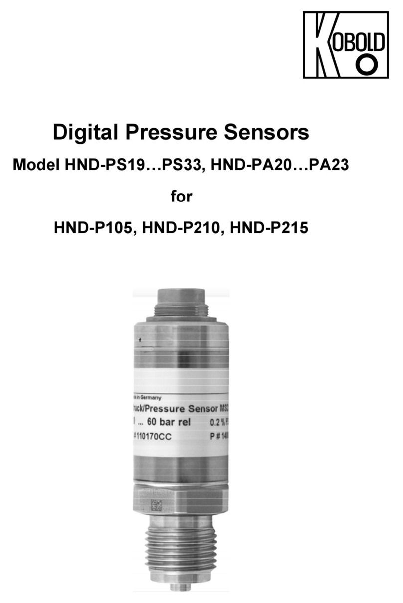 Kobold HND-PS19 PS33 Series User manual Kobold HND-PS19 PS33 Series User manual