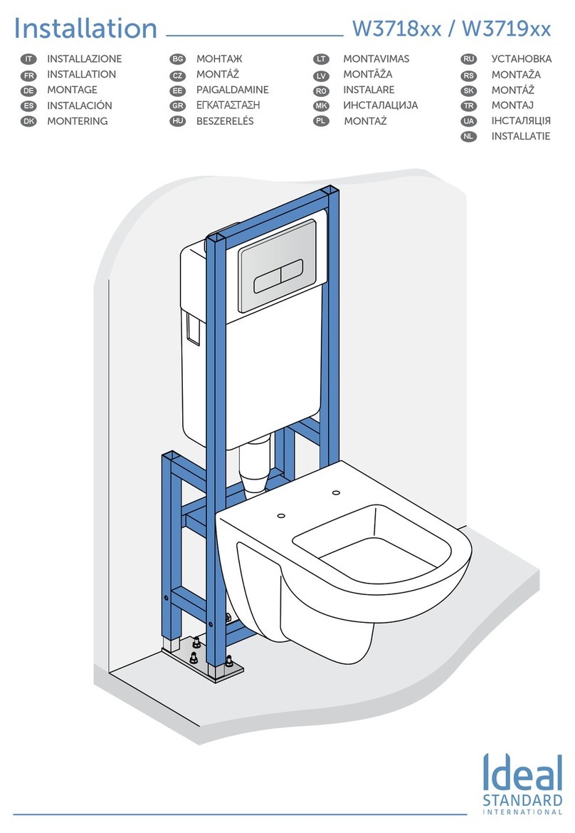 Ideal-Standard W3718 Series User manual