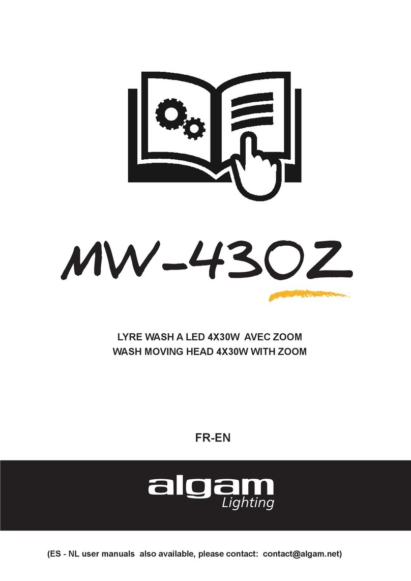 Algam Lighting MW-430Z User manual