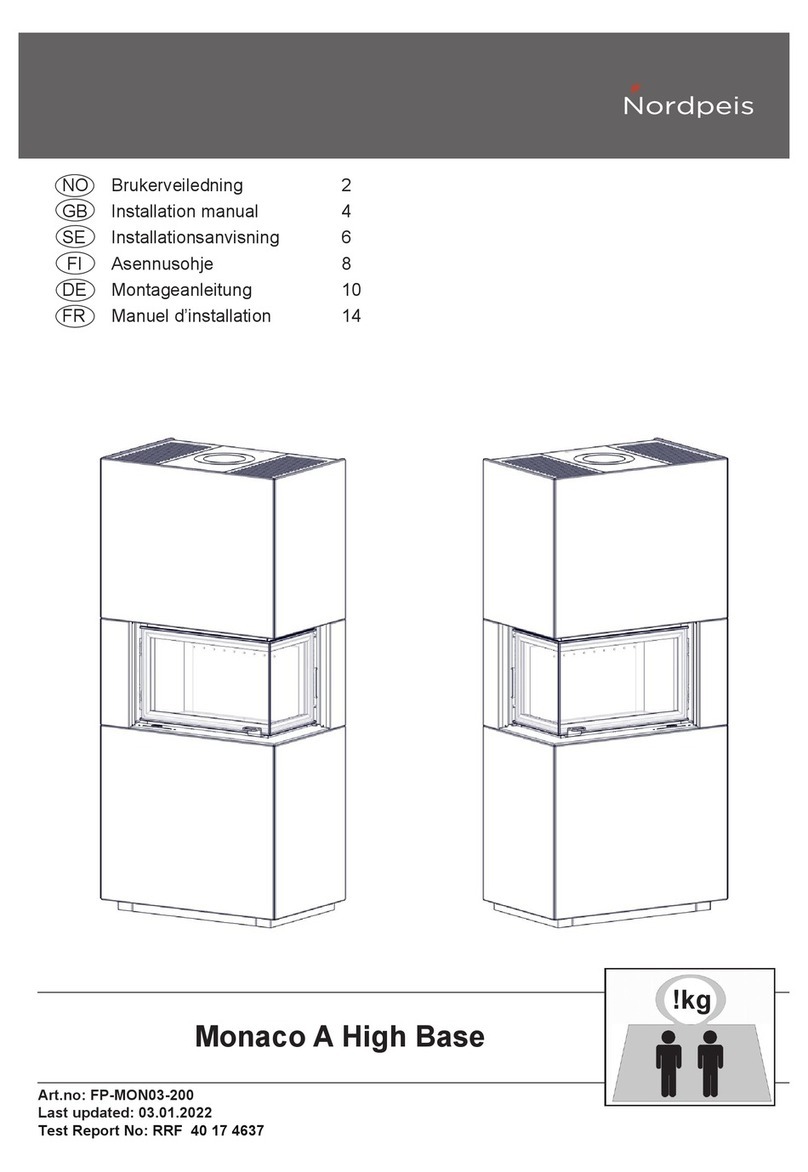 Nordpeis Monaco A High Base installation manual